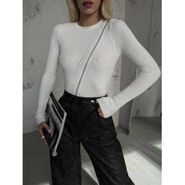 Women's Knitwear Blouse with Zipper