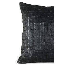 Black Patterned Pillow Case