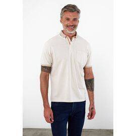 Polo Collar Short Sleeve T-Shirt with Pockets