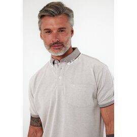 Polo Collar Short Sleeve T-Shirt with Pockets