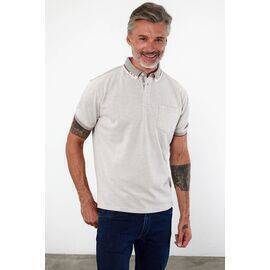 Polo Collar Short Sleeve T-Shirt with Pockets