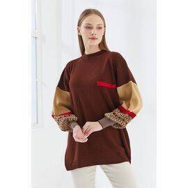 Ethnic Patterned Knitwear Tunic