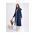 Women's Trench Coat with Lacing Detail and Adjustable Waist