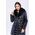 Women's Quilted Coat with Fur Collar (Kaban)