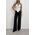 Women's High Waist Trousers with Cargo Pocket