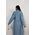 Women's Tassel Detail Denim Trench Coat