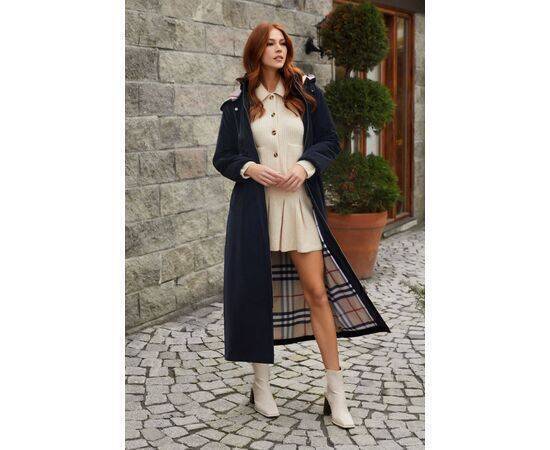 Women's Hooded Midi Coat (Kaban)