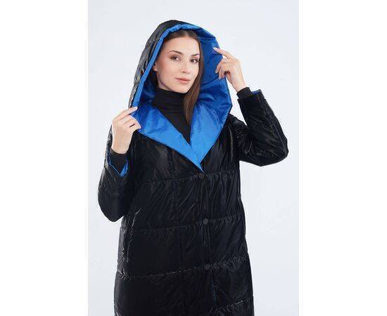 Women's Quilted Coat with Colorful Inner Lining (Kaban)