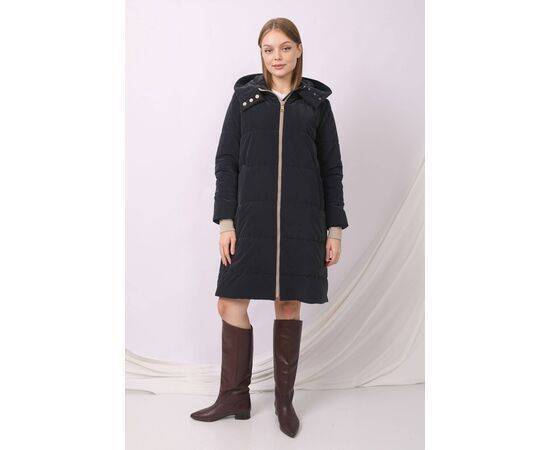 Women's Ribbed Quilted Coat (Kaban)