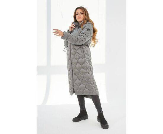 Women's Onion Patterned Quilted Coat (Kaban)