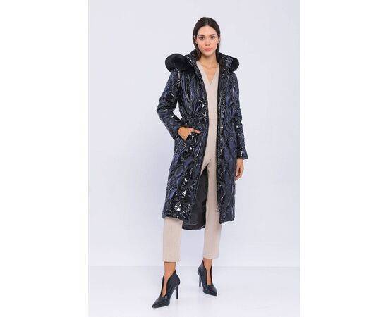 Women's Onion Patterned Quilted Coat (Kaban)