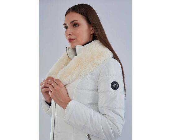 Women's Quilted Coat with Fur Collar (Kaban)