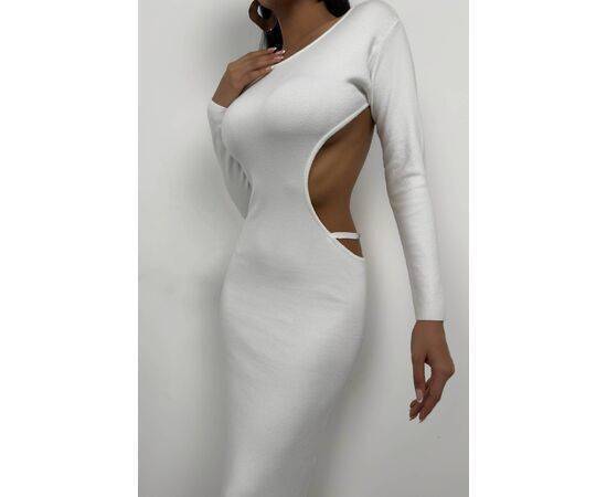 Women's Crew Neck Backless Dress