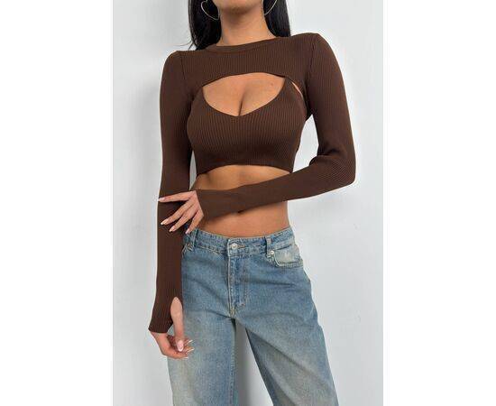 Women's Bolero Crop Top Set