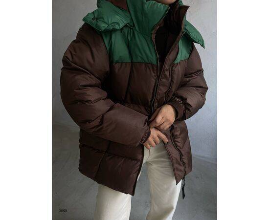 Women's Double Color Hooded Coat