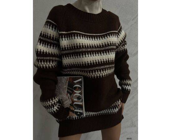 Women's Embroidered Oversize Sweater