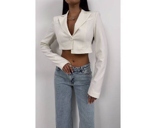 Women's Asymmetrical Single Button Jacket