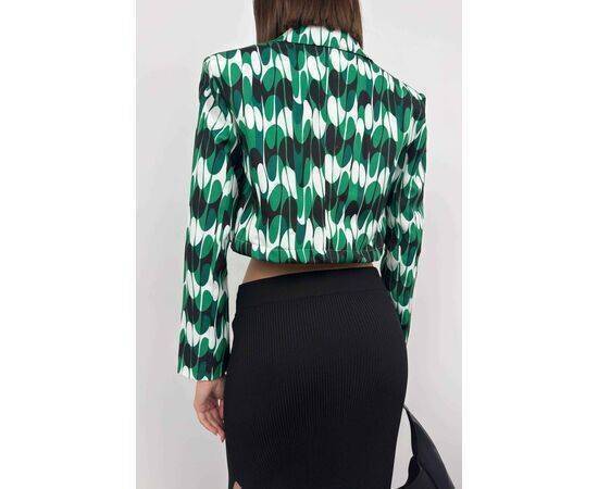 Women's Patterned Crop Jacket