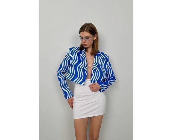 Women's Patterned Crop Jacket