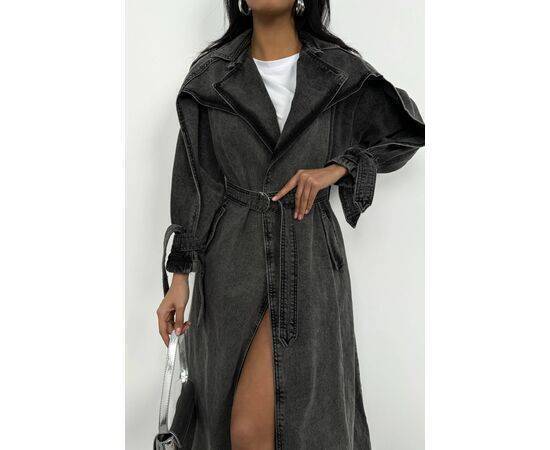 Women's Denim Trench Coat