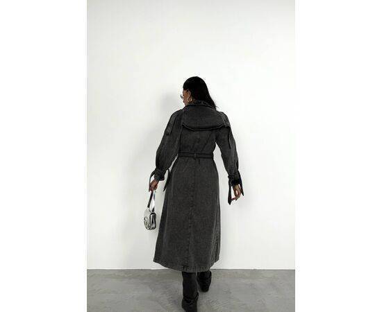 Women's Denim Trench Coat