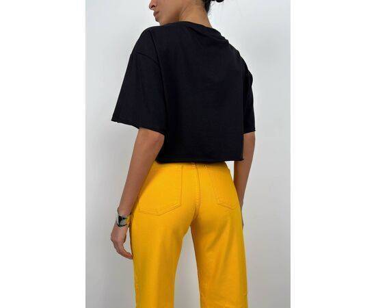 Women's Oversize Basic Crop T-Shirt