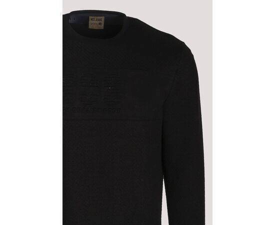 Men's Crew Neck Sweatshirt Embossed Printed