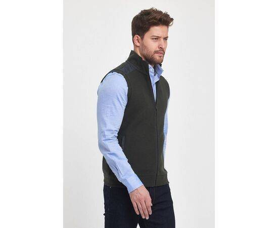 High Collar Vest with Zipper