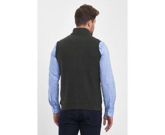 High Collar Vest with Zipper