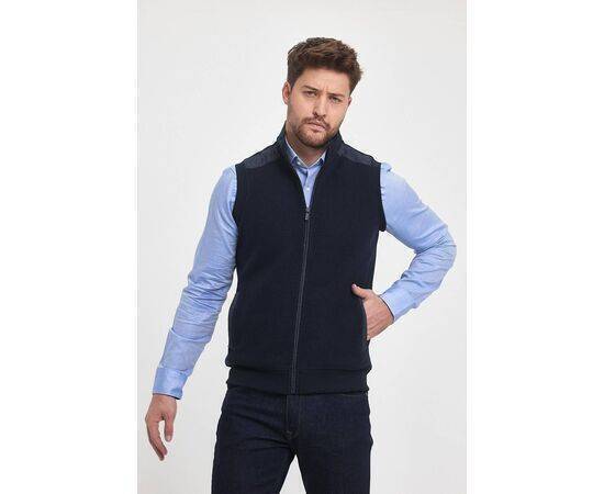 High Collar Vest with Zipper