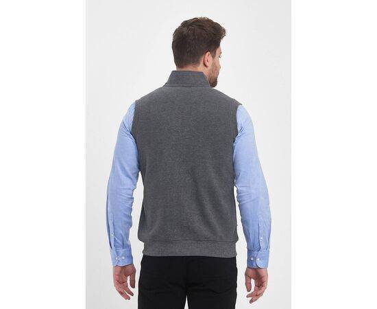 High Collar Vest with Zipper