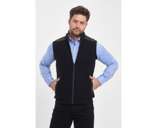 High Collar Vest with Zipper