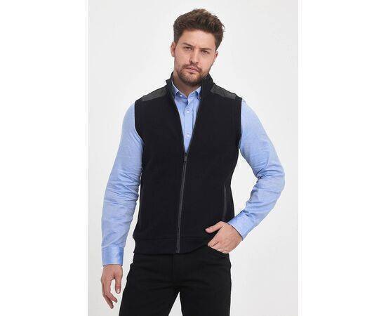 High Collar Vest with Zipper