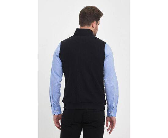 High Collar Vest with Zipper