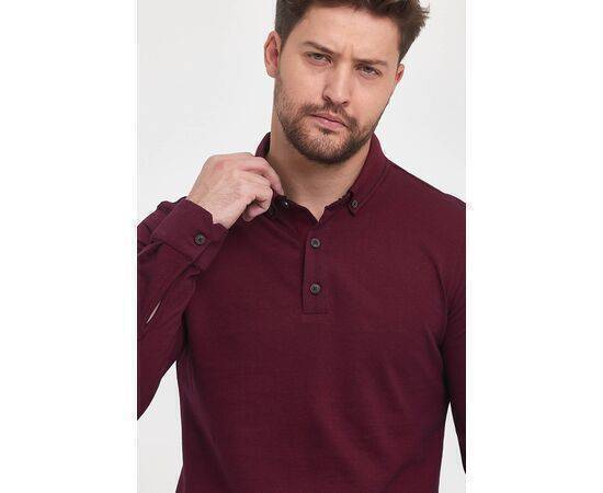 Polo Neck Sweatshirt with Buttons