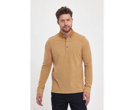 Polo Neck Sweatshirt with Buttons