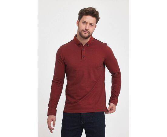 Polo Neck Sweatshirt with Buttons