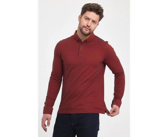 Polo Neck Sweatshirt with Buttons