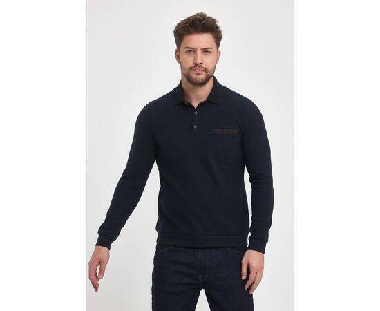 Polo Collar Sweatshirt