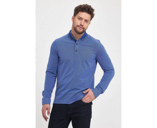 Polo Neck Sweatshirt with Buttons