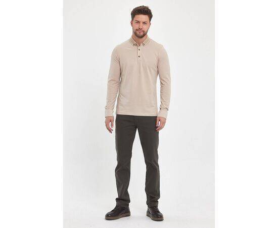 Polo Neck Sweatshirt with Buttons