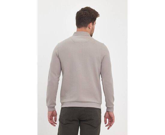 Polo Collar Sweatshirt