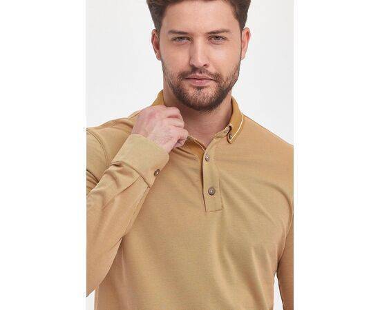 Polo Neck Sweatshirt with Buttons