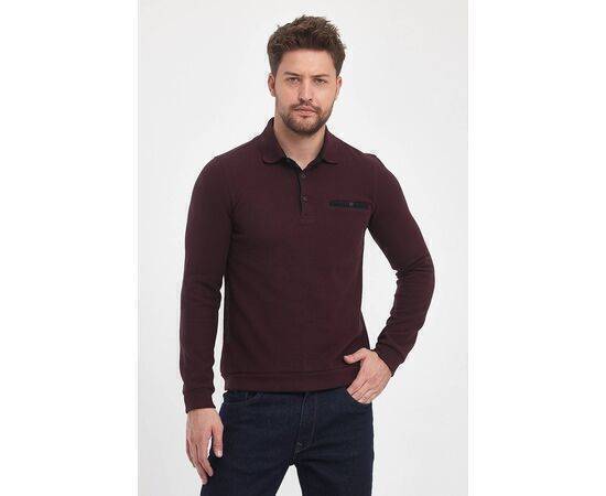 Polo Collar Sweatshirt