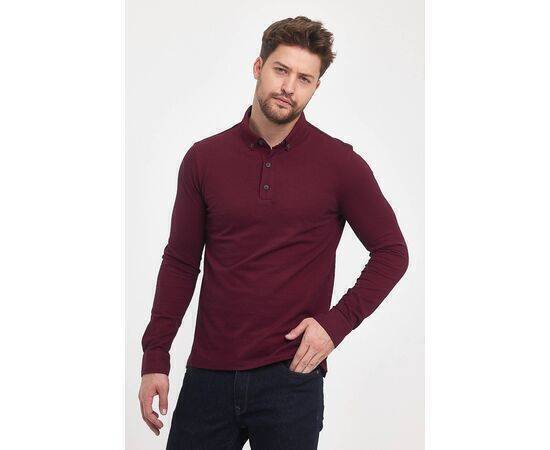 Polo Neck Sweatshirt with Buttons