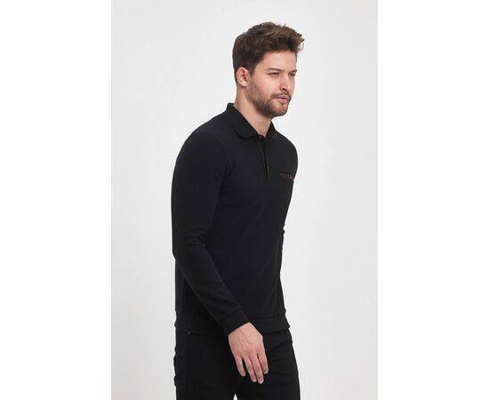 Polo Collar Sweatshirt