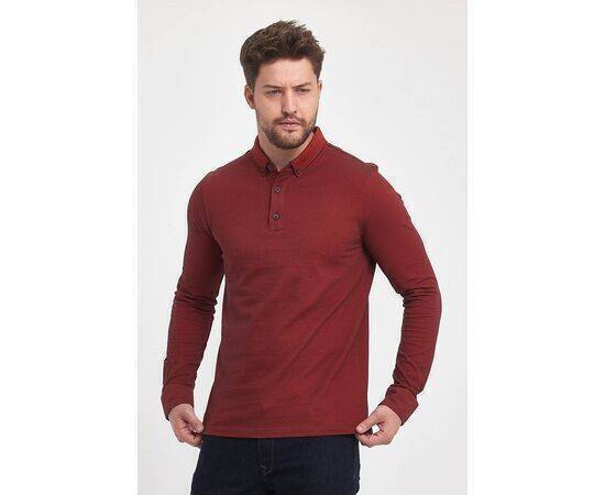 Polo Neck Sweatshirt with Buttons