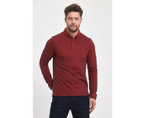 Polo Neck Sweatshirt with Buttons