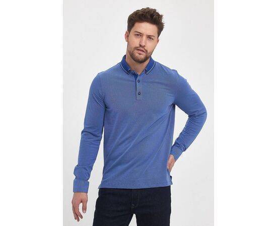 Polo Neck Sweatshirt with Buttons