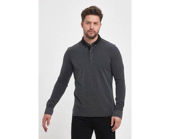 Polo Neck Sweatshirt with Buttons